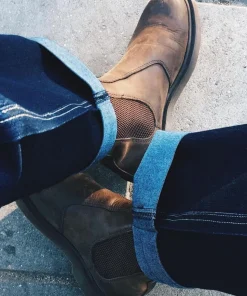 2976 Crazy Horse Leather Chelsea Boots - Unisex
