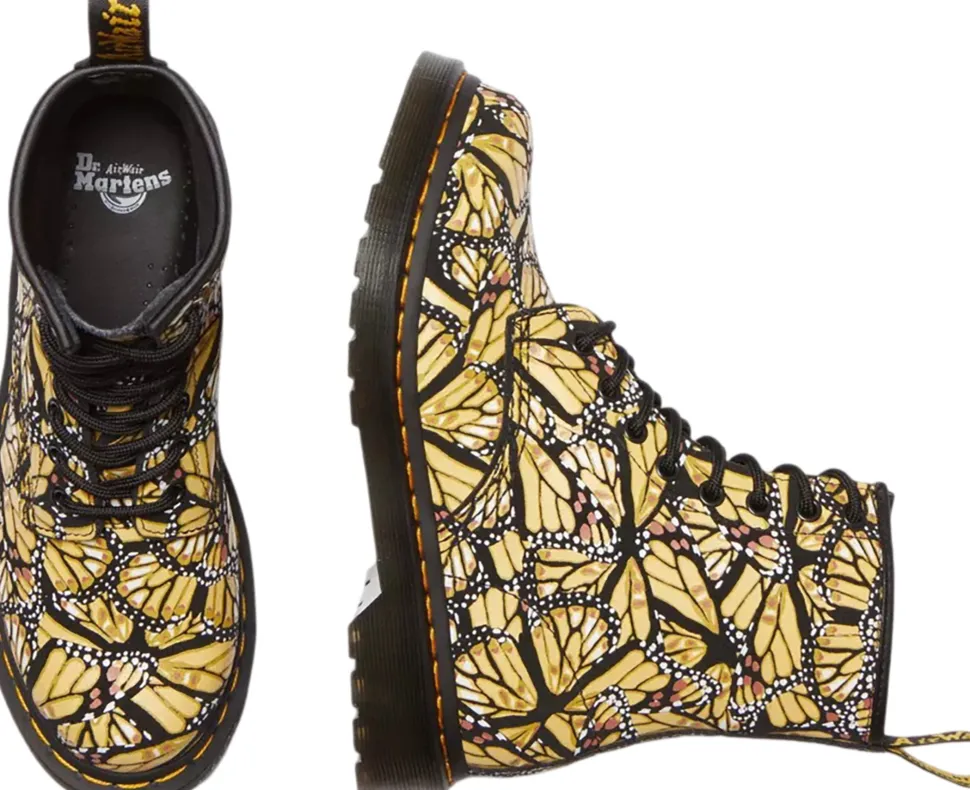 1460 English Garden Leather Lace Up Boots - Women's