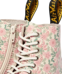 1460 Floral Leather Boots - Toddlers