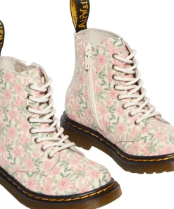 1460 Floral Leather Boots - Toddlers