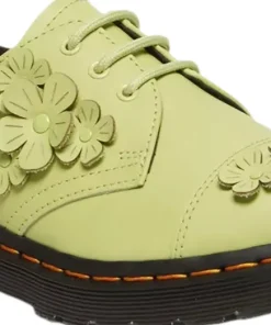 1461 Flower Applique Leather Oxford Shoes - Women's