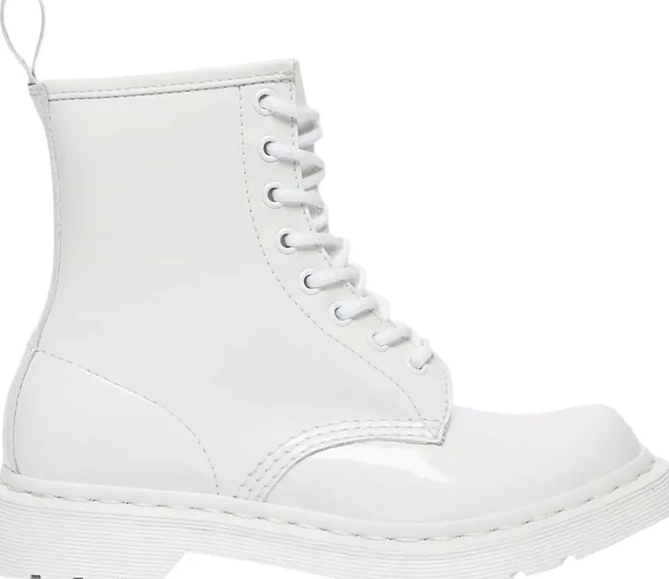 1460 Mono Patent Leather Lace Up Boots - Women's