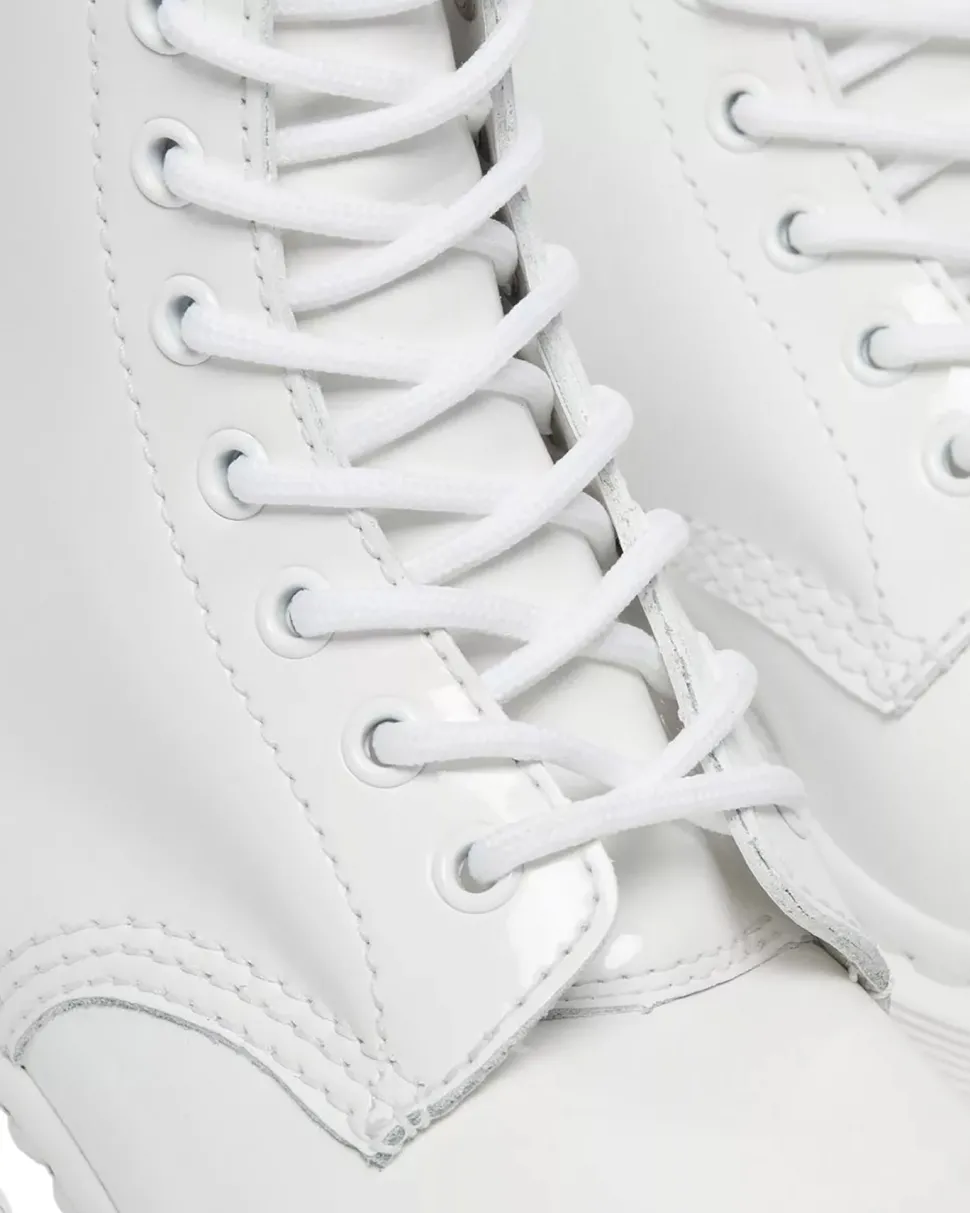 1460 Mono Patent Leather Lace Up Boots - Women's
