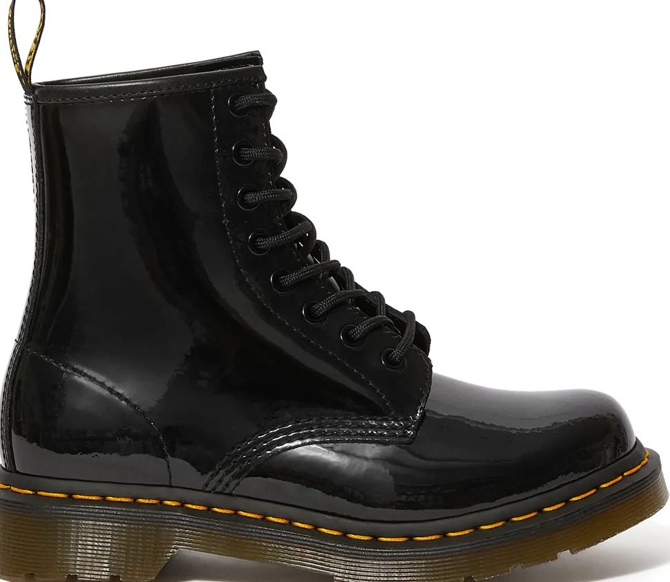 1460 Patent Leather Lace Up Boots - Women's