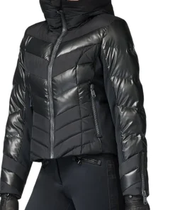 Abisso Quilted Down Ski Jacket with Hood - Women's