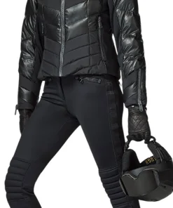 Abisso Quilted Down Ski Jacket with Hood - Women's