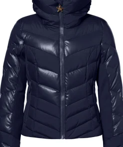 Abisso Quilted Down Ski Jacket with Hood - Women's