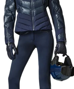 Abisso Quilted Down Ski Jacket with Hood - Women's