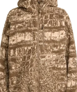 Adidas by Stella McCartney Full-Zip Printed Winter Fleece Hooded Jacket - Women's