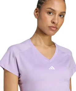 AEROREADY Train Essentials Minimal Branding V-Neck T-Shirt - Women's
