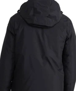 Altair Mid Length Parka with Welded Detail and Detachable Hood - Men's