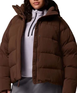 Amaze Puff Plus Size Hooded Jacket - Women's
