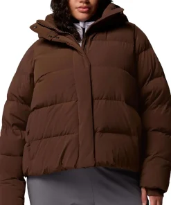 Amaze Puff Plus Size Hooded Jacket - Women's