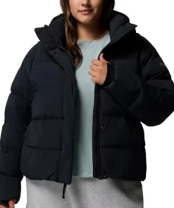 Amaze Puff Plus Size Hooded Jacket - Women's