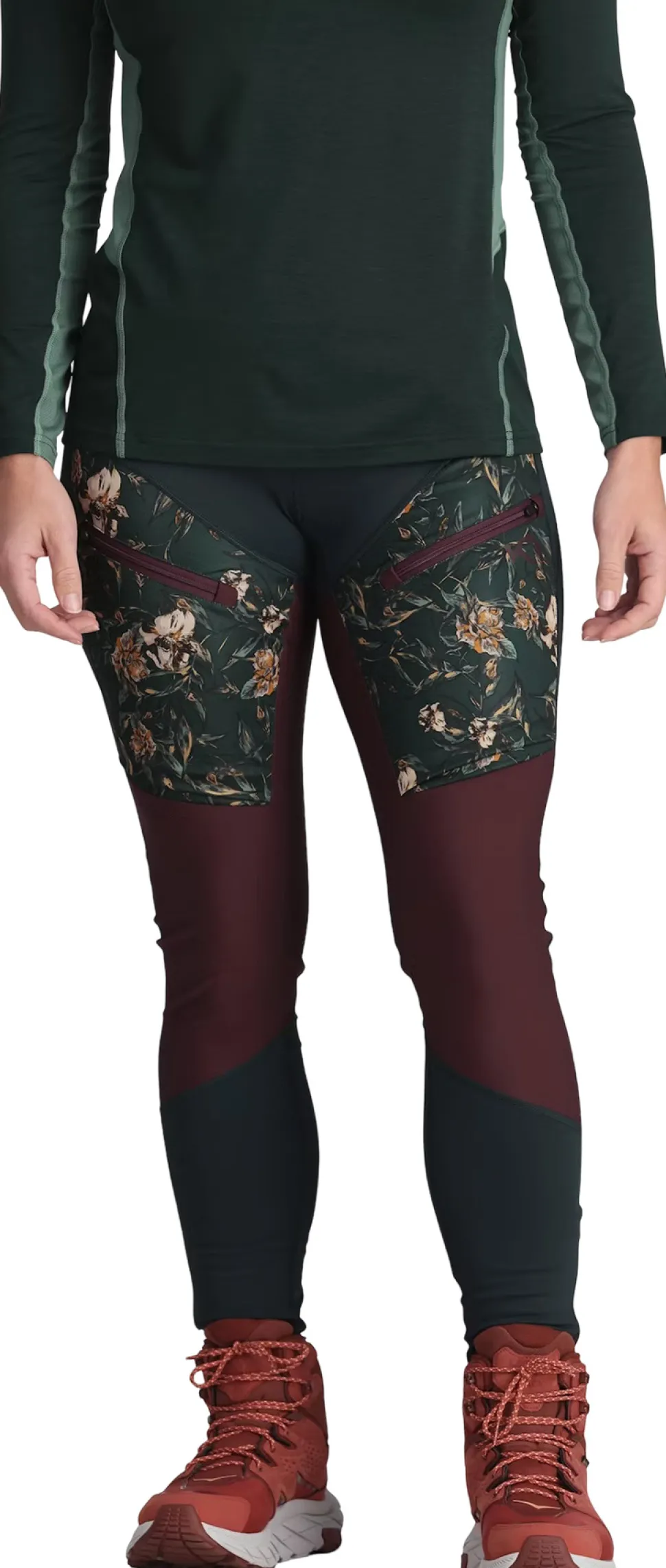 Ane Printed Hiking Tights - Women's