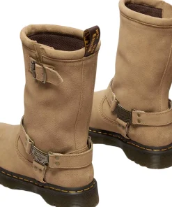 Anistone Hi Pull On Biker Boots - Unisex