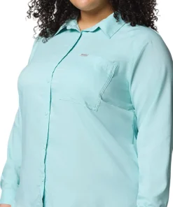 Anytime Lite Plus Size Long Sleeve Shirt - Women's