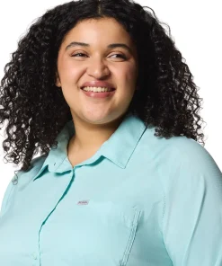 Anytime Lite Plus Size Long Sleeve Shirt - Women's