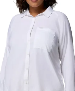 Anytime Lite Plus Size Long Sleeve Shirt - Women's