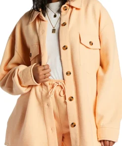 Anytime Shacket Oversized Button-Through Shacket - Women's