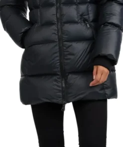 Ares Fixed Hood Puffer Jacket with Fixed Bib - Women's