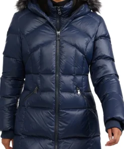 Ares Fixed Hood Puffer Jacket with Fixed Bib - Women's