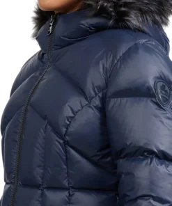 Ares Fixed Hood Puffer Jacket with Fixed Bib - Women's
