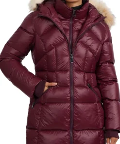 Ares Fixed Hood Puffer Jacket with Fixed Bib - Women's