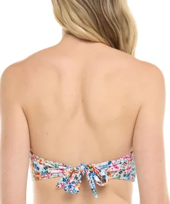 Aria Floralscape Bandeau Bikini Top - Women's