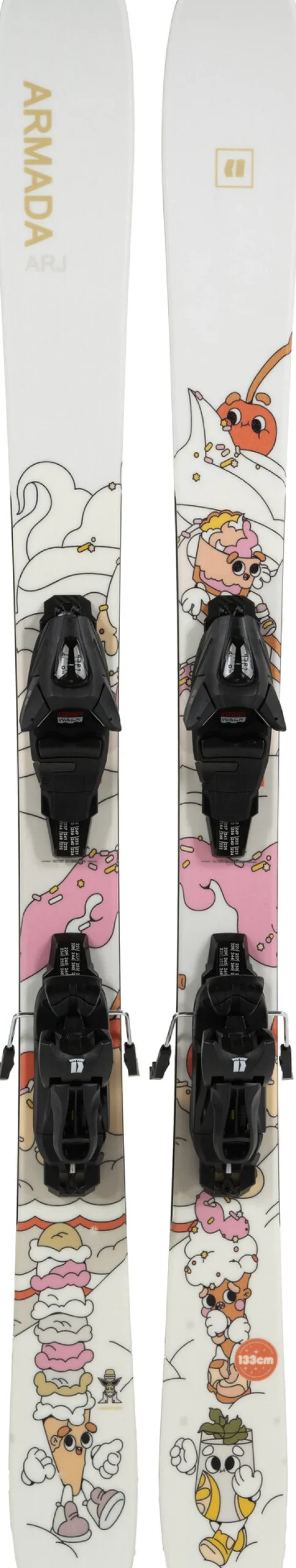 ARJ Skis with C5 Ski Bindings - Kids