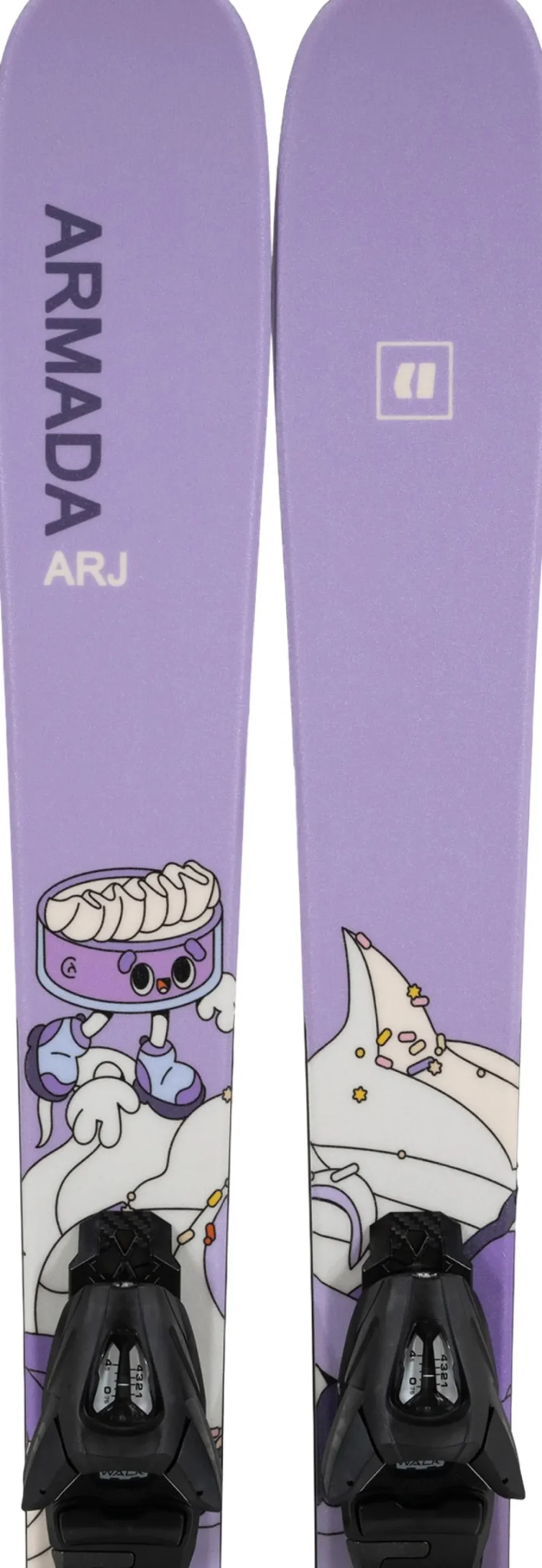 ARJ Skis with C5 Ski Bindings - Kids
