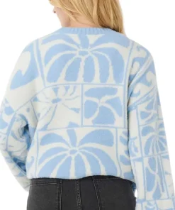 Artist Of The Search Ty Williams Jacquard Crew Neck Sweater - Women's