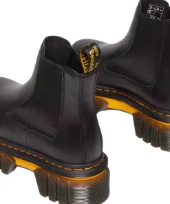 Audrick Contrast Sole Leather Platform Chelsea Boots - Women's