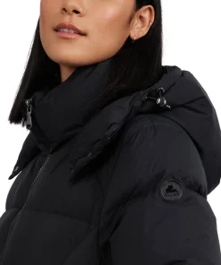 Autumn Long Channel Quilted Puffer Jacket - Women's