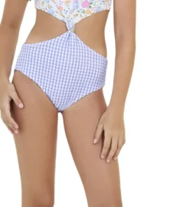 Backyard Twist One Piece Swimsuit - Girls
