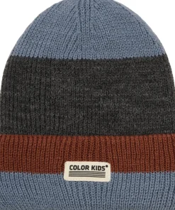 Beanie with Wool and Contrast - Kids
