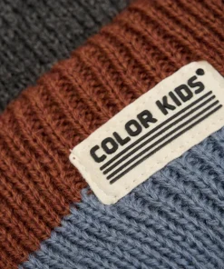Beanie with Wool and Contrast - Kids
