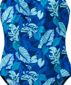 BeanSport Printed Scoop Neck Tanksuit One-Piece Swimsuit - Women's