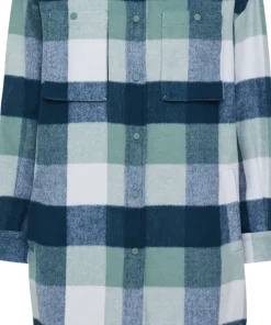 Bellingham Long Plaid Shirt Jacket - Women's