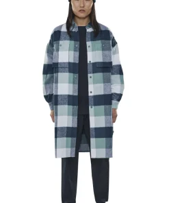 Bellingham Long Plaid Shirt Jacket - Women's