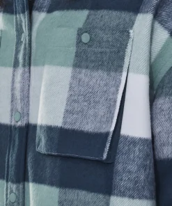 Bellingham Long Plaid Shirt Jacket - Women's