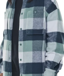 Bellingham Long Plaid Shirt Jacket - Women's