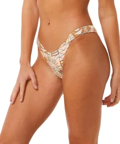 Block Party Hi Leg Skimpy Coverage Bikini Bottom - Women's