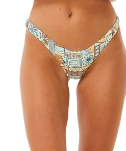 Block Party Hi Leg Skimpy Coverage Bikini Bottom - Women's