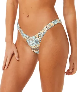 Block Party Hi Leg Skimpy Coverage Bikini Bottom - Women's