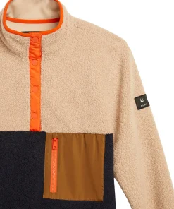 Blocked Sherpa Popover - Women's