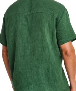 Bonded Cotton Beach Shirt - Men's