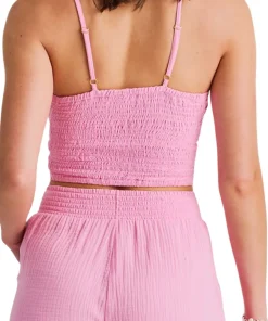 Bonded Cotton Cover-Up Cami Top - Women's