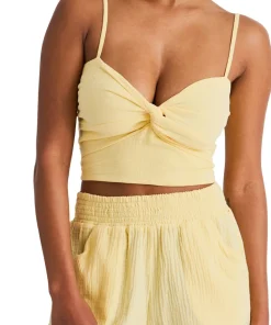 Bonded Cotton Cover-Up Cami Top - Women's