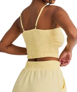 Bonded Cotton Cover-Up Cami Top - Women's